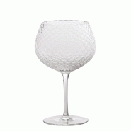 Zafferano Veneziano Set Di 4 Verres Mixology Balloon 52 Cl In Verre Sonore Supérieur Soufflé À La Bouche, Transparent Pour Cocktail Gin Tonic Desig