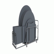 ZOWN Chariot pour Tables Pliantes de Différentes Tailles Multi-Trolley - gris acier CB034F001A