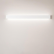 Applique murale LED en aluminium blanc, design moderne et élégant, 36 W, 3 240 lm, 3 000 K, IP20, éclairage intérieur, 110 cm - Perenz - blanc 671