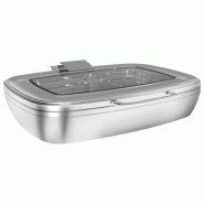 Chafing dish rectangulaire, 9 litres (GN 1/1) 640x555x165 mm - VIRTUS - 0615402725576