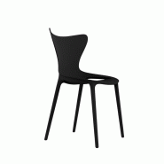 Chaise pour enfant LOVE MINI - noir