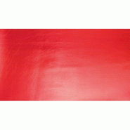Chemin de table simili cuir métal rouge 27cm x 5m