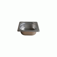 DBMARK - GNP16065-304/6 - (Lot de 6) - Bac Gastronorme 1/6 - (Lot de 6) 65 mm. - 0.8mm S/S304 - gris inox GNP16065-304/6