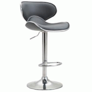 Décoshop26 - Tabouret de bar chaise de bar hauteur réglable avec repose pieds en synthétique gris et métal 10_0000114 - gris 3000878369602 Décoshop26 - Tabouret de bar chaise de bar hauteur réglable avec repose pieds en synthétique gris et métal 10_0000114 - gris 3000878369602