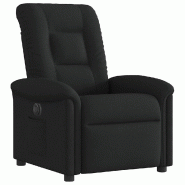 Fauteuil inclinable électrique Noir Tissu Modèle Sermontel - 8721102962189