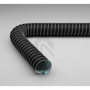 Gaine d'aspiration et de soufflage pour matières agressives jusqu'à 175 °C, double paroi - Master-Clip PTFE H Gaine d'aspiration et de soufflage pour matières agressives jusqu'à 175 °C, double paroi - Master-Clip PTFE H