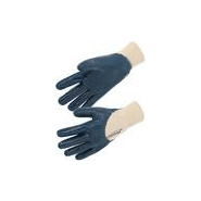 Gant nitrile (3/4). Enduction lourde. Poignet tricot. Nbr1326