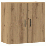 Helloshop26 - Armoire murale pratique en bois d'ingénierie 60 x 31 x 60 cm moderne style chêne artisanal 02_0051141 - Bois massif 3000236754828