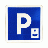 Panneau indication C1B - Parking zone bleue Panneau indication C1B - Parking zone bleue