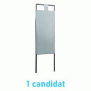 Panneaux électoraux Modèle éco - Panneau pour 1 candidat