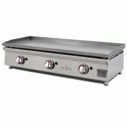 Plancha à gaz de 100 cm en acier laminé de 6 mm 100PGLN d'Arilex. Arilex - G100PGLN