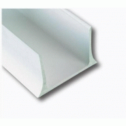 Profilé u de sol plinthe polyester  80 mm Profilé u de sol plinthe polyester  80 mm