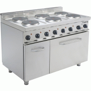 Saro Cuisinière Avec Four Électrique Modèle E7/Cuet6Le, Dimensions : L 1200 X P 700 X H 850 - SAR-423-1085