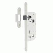 Serrure encastrable pour porte intérieure, BEC DE CANE, axe 40mm, bouts ronds, blanc - THIRARD - blanc 3150260011005 Serrure encastrable pour porte intérieure, BEC DE CANE, axe 40mm, bouts ronds, blanc - THIRARD - blanc 3150260011005