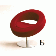 Siège Design en tissu Hello - Softline - Feld Rouge 588_1