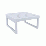 SIESTA EXCLUSIVE Table basse d'extérieur Mykonos Lounge Table Blanche - blanc plastique SP-SI-137WH SIESTA EXCLUSIVE Table basse d'extérieur Mykonos Lounge Table Blanche - blanc plastique SP-SI-137WH