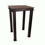 Anticline Créations Table 70 X 70 X 105 - multi-matériau CS1640 Anticline Créations Table 70 X 70 X 105 - multi-matériau CS1640