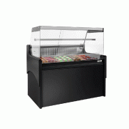 Vitrine comptoir réfrigérée droite EVERT 1280 mm - 1 étagère
