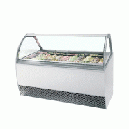 Vitrine ventilée pour glace MILLENNIUM LX20 (1080 / 201 L) Blanc TEFCOLD