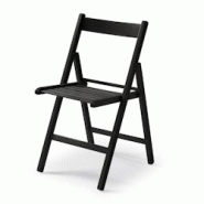 Yelloo - Chaise LIBRO couleur NOIR Pliable Gain de place Bois de hêtre massif - noir Bois massif 949 Yelloo - Chaise LIBRO couleur NOIR Pliable Gain de place Bois de hêtre massif - noir Bois massif 949