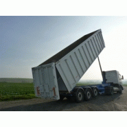 Bennes à déchets grands volumes gamme gv tout aluminium pour un transport optimisé