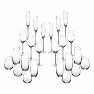 Bjorn Set de verres complet SVÄVA - 24 pièces - transparent 3701488309988