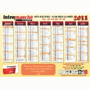 Calendrier de banque contrecollé remborde a3 (30 x 42) prix mini a partir de 50