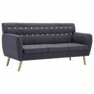 Helloshop26 - Canapé-lit 3 places lit d'invité convertible de salon lit de jour pliable de salle de séjour maison intérieur places 02_0020195 - ve