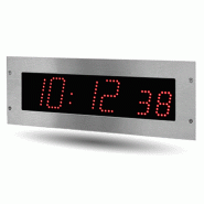 Horloge LED Style II 7S Hopital avec pupitre, POE, NTP, LED rouge - BODET