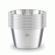 Pack 10x casseroles 22 cm cookvision - Acier inoxydable 18/10 6012200P10 Pack 10x casseroles 22 cm cookvision - Acier inoxydable 18/10 6012200P10