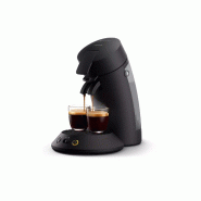 PHILIPS cafetière à dosettes 1 bar 1450w noir intense CSA210/25 - noir 8720389025136
