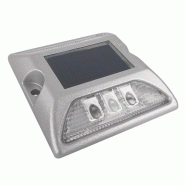 Plot Lumineux Synchronisé Blanc à LEDs Solaire - Réflecteur en acrylique et cor en aluminium moulé Plot Lumineux Synchronisé Blanc à LEDs Solaire - Réflecteur en acrylique et cor en aluminium moulé