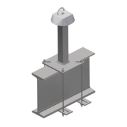 Potelet d'ancrage standard à brider: dispositif de protection contre les chutes de hauteur