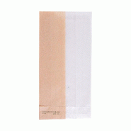 Sachet sandwich en papier kraft ingraissable av/ fenêtre eco 9+5,5x18cm par 250