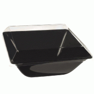 Saladier Fluid' PS noir 2500ml - par 80