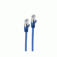 Shiverpeaks Câble patch plat BASIC-S U/FTP, Cat. 6A, 3,00 m - bleu 4017538060266