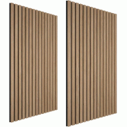 TecTake GmbH tectake Panneaux acoustiques Sonic Wall II aspect bois  Marron Chêne - marron Bois manufacturé 406544