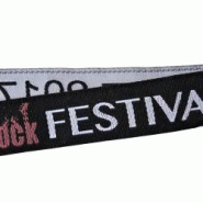 Textil'pass clip plastique - bracelet sécurisé en textile polyester tissé Jacquard - référence : brtextilclip