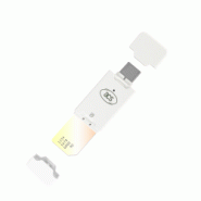 Lecteur de carte à puce SIM ACR40T-A1 (USB Type-A) - ACR40T-A5 (USB Type-C) - ultra rapide, compact et compatible multi-systèmes