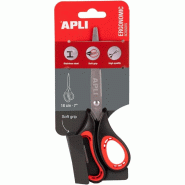 Apli Ciseaux de bureau, long. 180 mm, orange/noir - 8410782196488