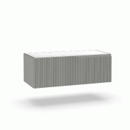 AQA Design Base avec 1 tiroir en MDF gris mat VENERE L.100 P.45 H.35 MPVE101H-GRI - gris Bois manufacturé MPVE101H-GRI AQA Design Base avec 1 tiroir en MDF gris mat VENERE L.100 P.45 H.35 MPVE101H-GRI - gris Bois manufacturé MPVE101H-GRI
