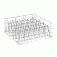 Bartscher ​​​​​​​Casier à verres (L)500 x (P)500 x (H)205 mm en acier revêtu blanc - 4015613854502