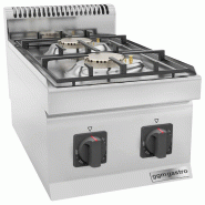 Cuisinière à gaz - 7 kW - 2 brûleurs  - Mario 600 | GGM -GHK46-E
