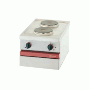 Fourneau électriquE 2 plaques 2,6 et 2 kw à poser - PCSE 423 E
