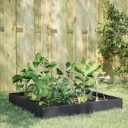 Helloshop26 - Jardinière bac lit surélevé plantes fleurs terrasse jardin de jardin 100 x 100 x 26 cm acier anthracite 02_0039271 - 3000218572129 Helloshop26 - Jardinière bac lit surélevé plantes fleurs terrasse jardin de jardin 100 x 100 x 26 cm acier anthracite 02_0039271 - 3000218572129