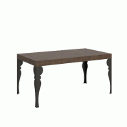 Itamoby Table Extensible 90X160/264 Cm Paxon Noyer Structure Anthracite - marron VE160TAPXNALL-NC-AN