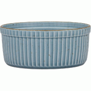 LUBIANA Bol, série Ameryka, turquoise, moucheté de brun, Ø 115 mm - PZ6401115