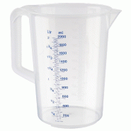 METRO Professional Bol à mesurer, polypropylène, 2 L - transparent plastique polypropylène 365