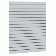 Panneau rainuré R7,5 L90xP120cm épaisseur 18mm - gris