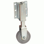 Roulette fixe à ressort diamètre 50mm gris - AVL - 718521a - 649900